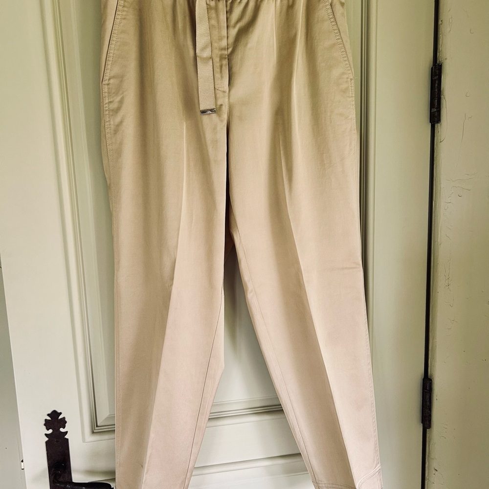 Lafayette 148 New York Cream Straight Leg Pants